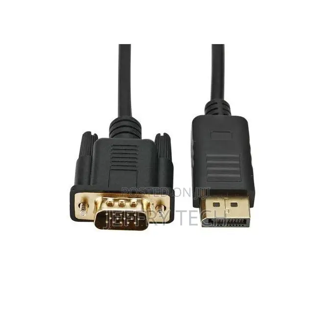1.8m Dp Male to Vga Male Cable Adapter Displayport to Vga Co