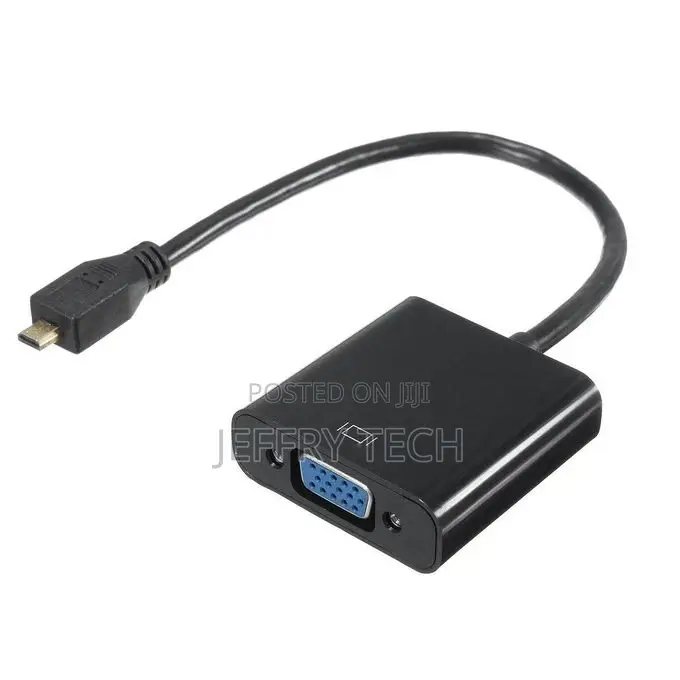 Micro HDMI Male to VGA Female Converter Adapter Cable for PC