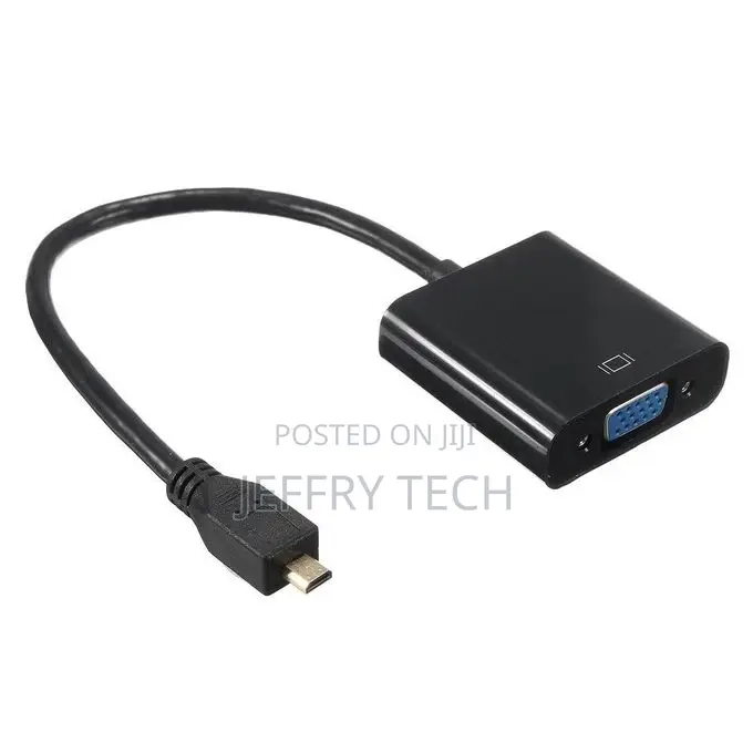 Micro HDMI Male to VGA Female Converter Adapter Cable for PC
