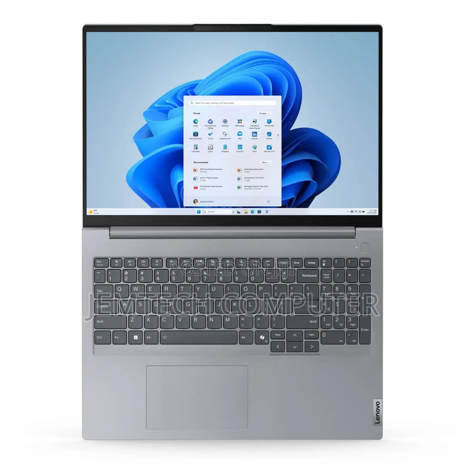 New Laptop Lenovo ThinkBook 15s Gen 2 8GB Intel Core I7 SSD 512GB