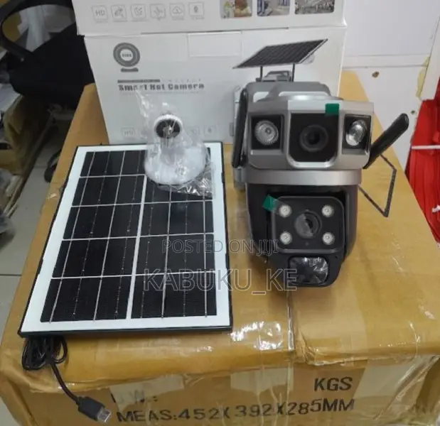 Dual Lens Solar PTZ 4G PTZ 4G Solar Powered Camera V380