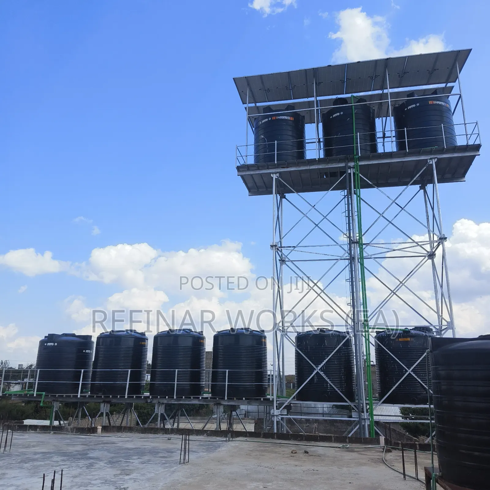 Water Tower Construction Works in Nairobi