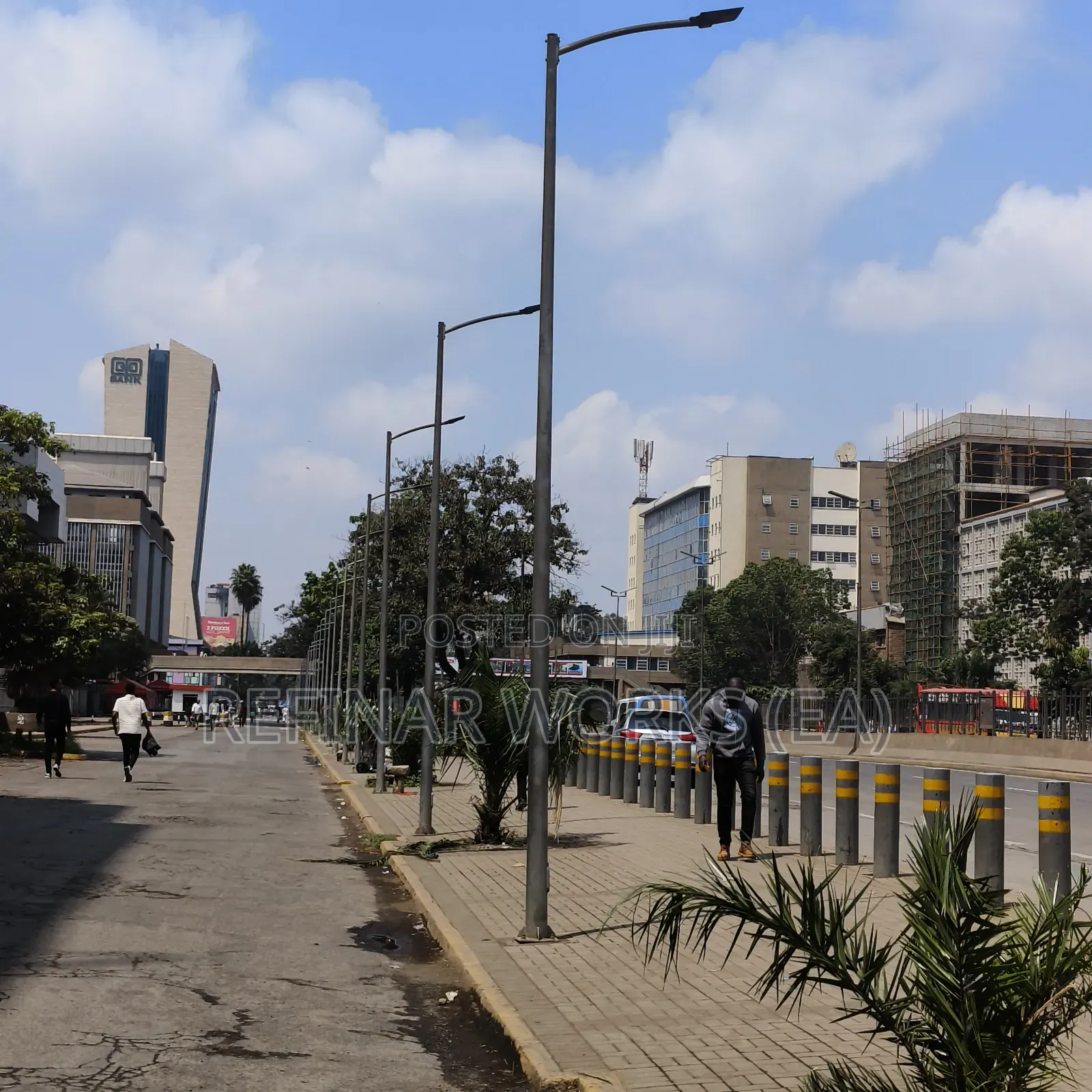 Street Light Poles for Solar and Grid