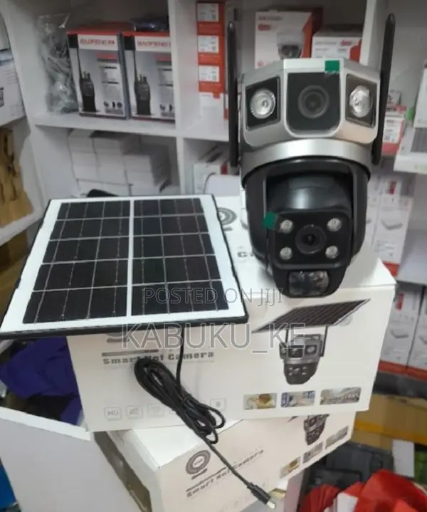 4g Simcard Dual Lens Solar Powered Camera CCTV