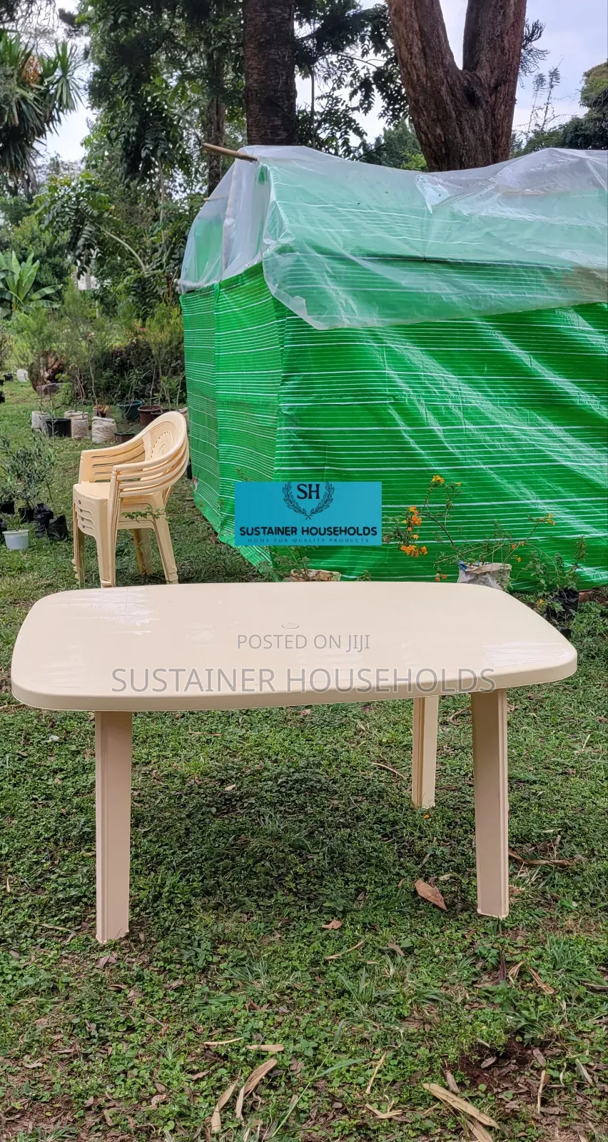 Multipurpose Plastic Table,8 Chairs Plastic Table