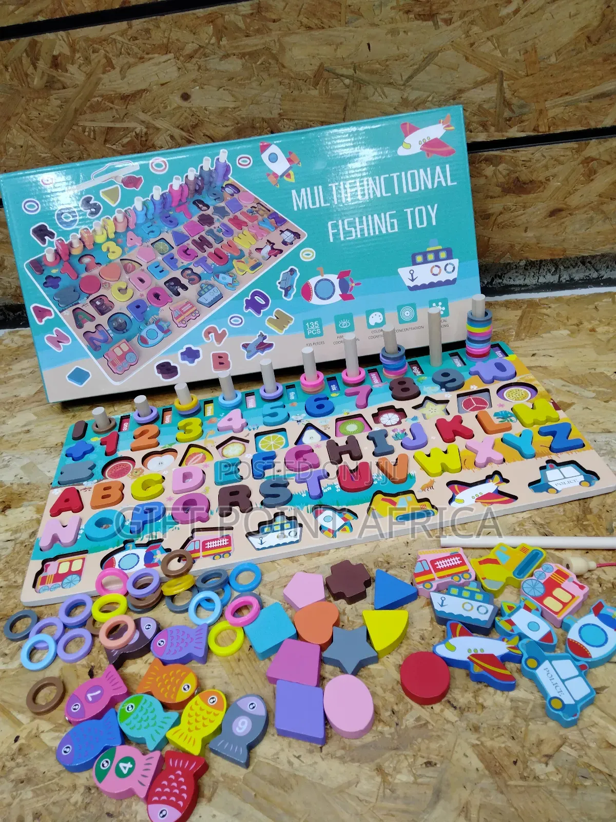 7 In 1 Wooden Educational Montessori Board For Kids