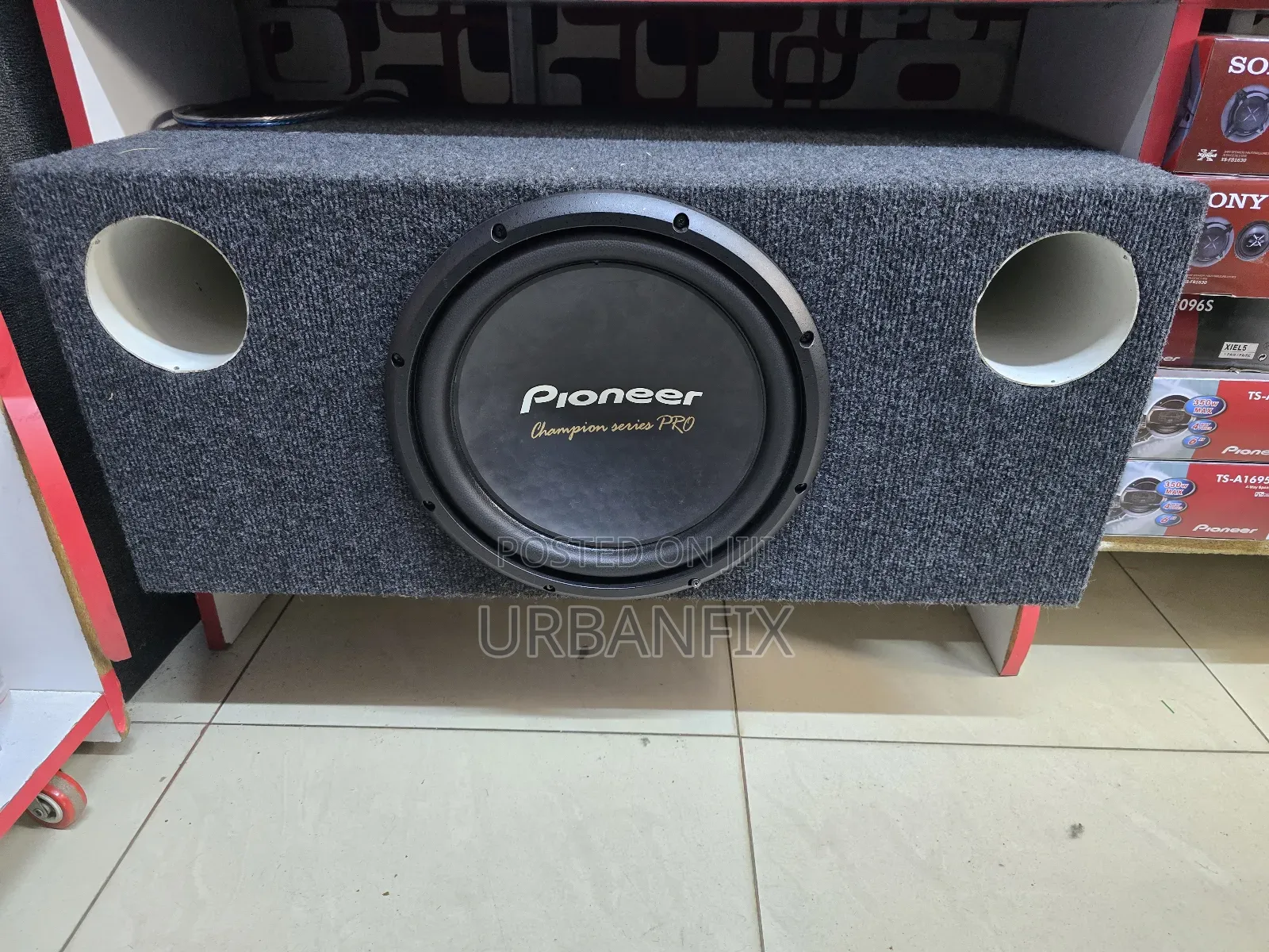 Pioneer 2400watts TS-W3004D4 With Cabinet on Offer!!