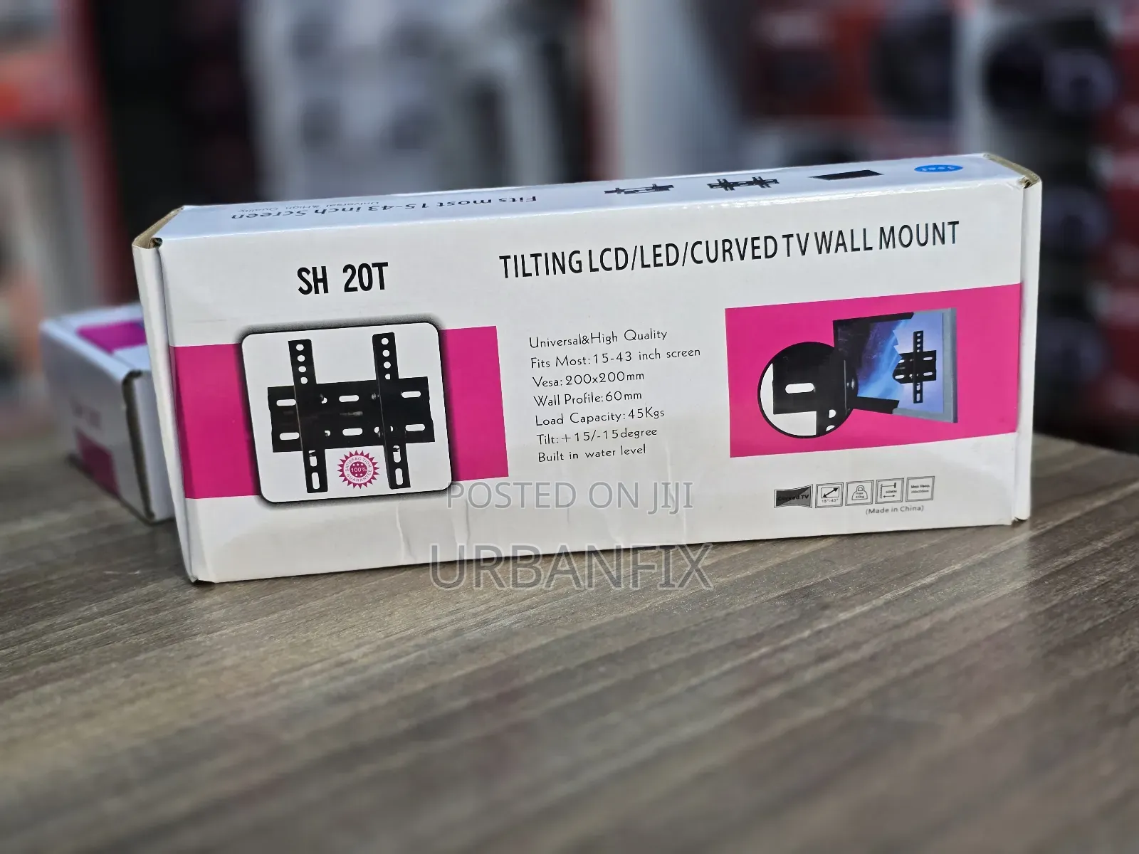 15-43 Inch Tilting TV Wall Mount
