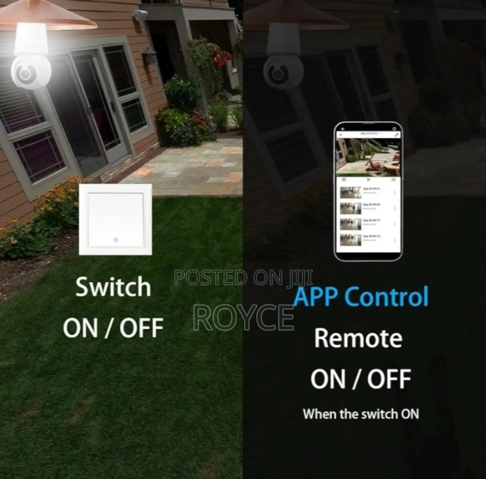 Auto-Rotating Wifi Camera Bulb