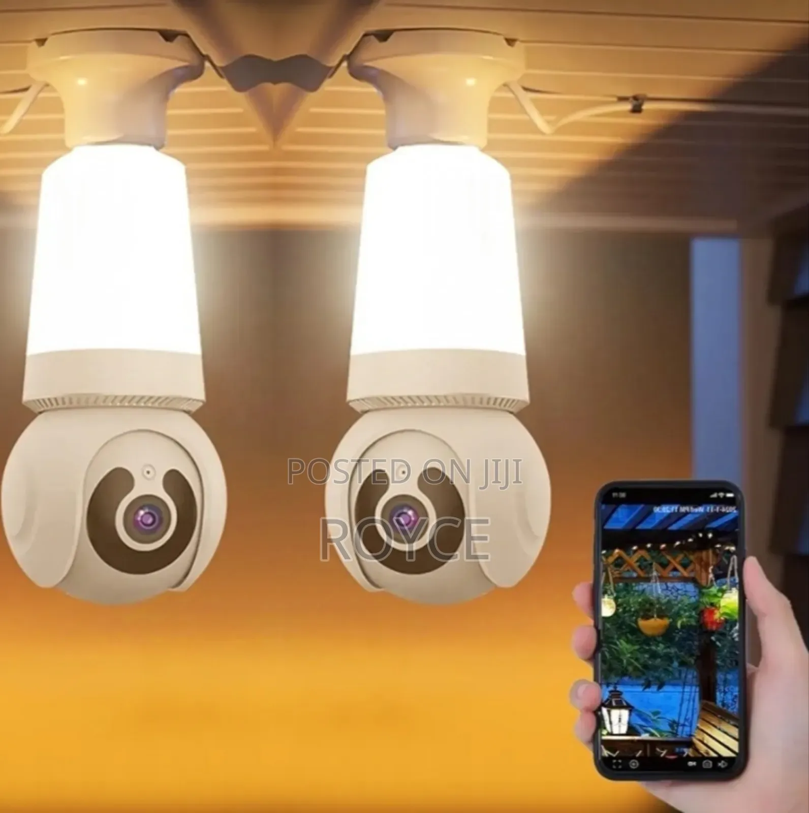 Auto-Rotating Wifi Camera Bulb
