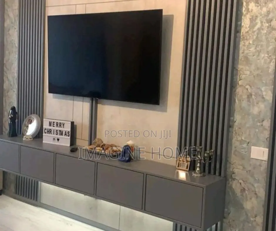 Dark Grey Fluted Wall Panels Nice