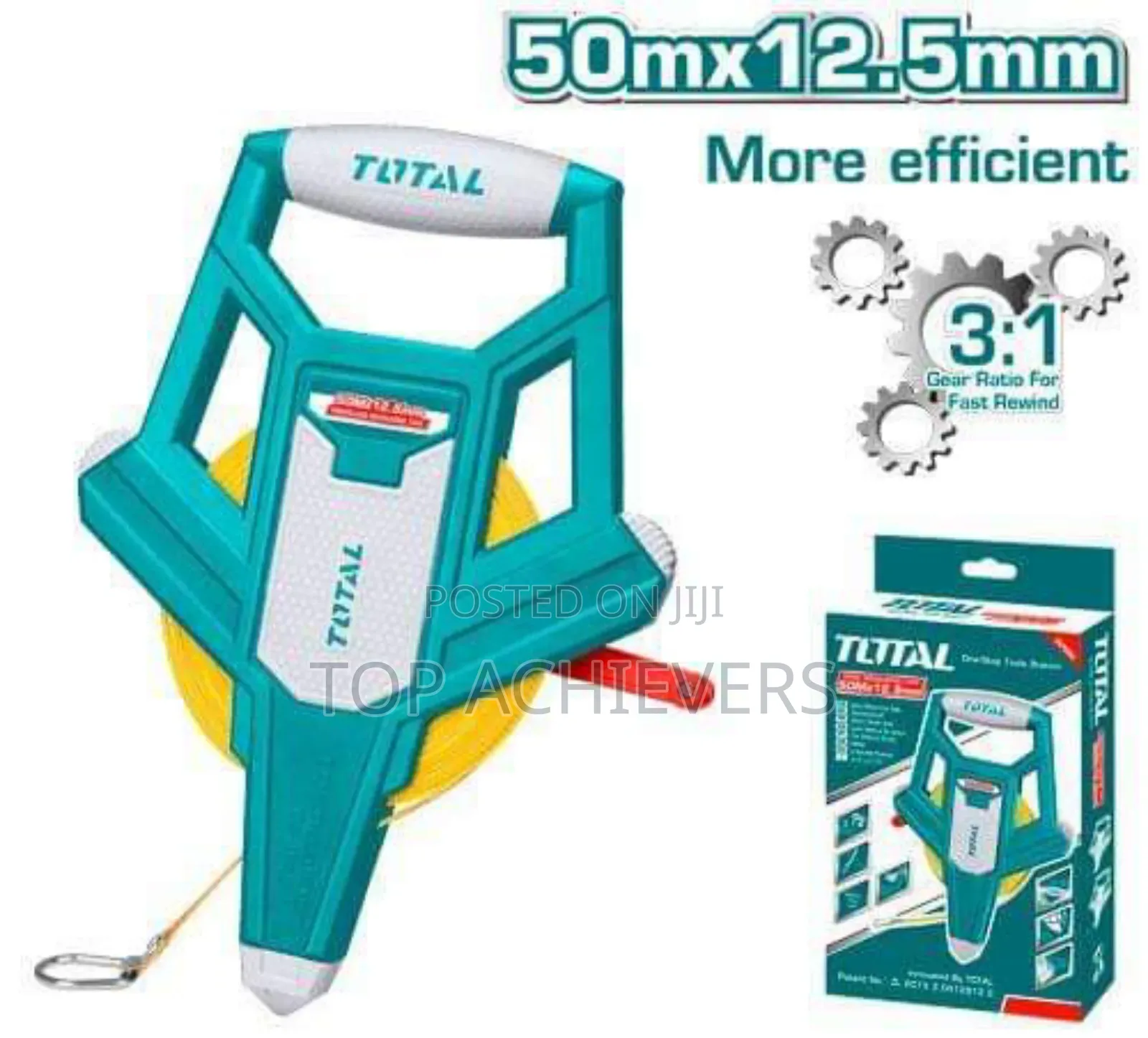 50m Fiberglass Measuring Tape