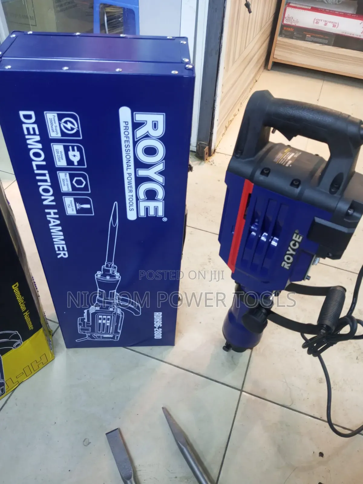 Royce 2800w Demolition Breaker/Demolition Hammer/Jack Hammer