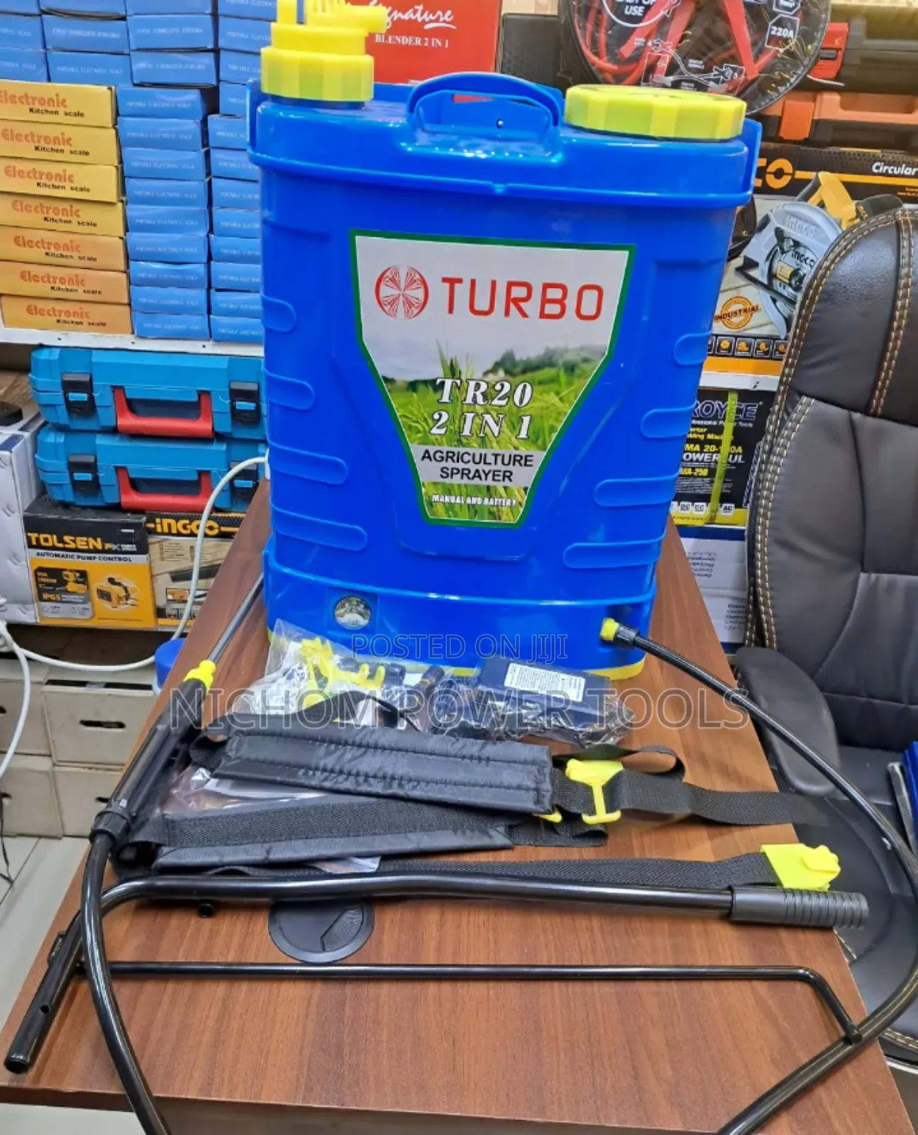 2 in 1 Turbo Electric /Battery Knapsack Sprayer