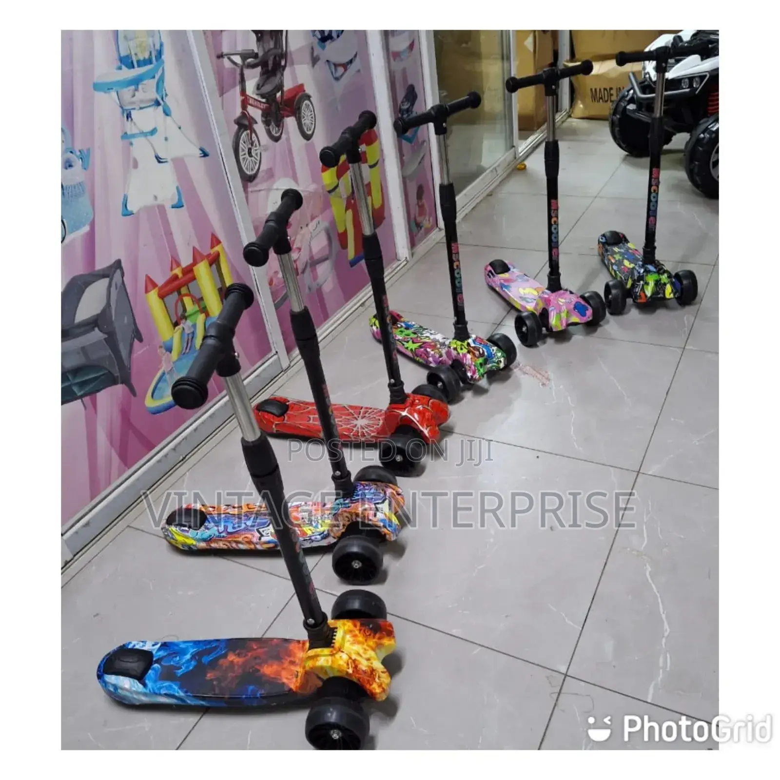 Wide Wheels Scooter