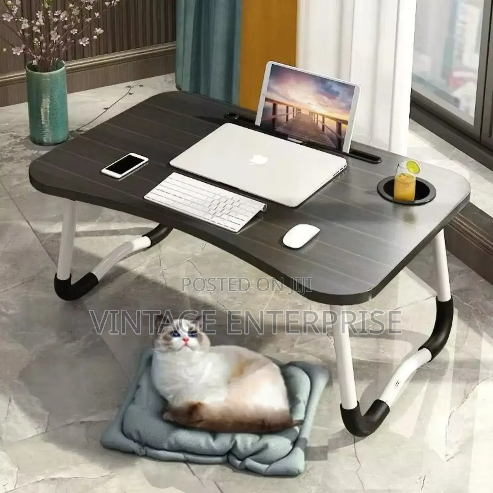 Folding Breakfast /Study Laptop Desk on the Bed