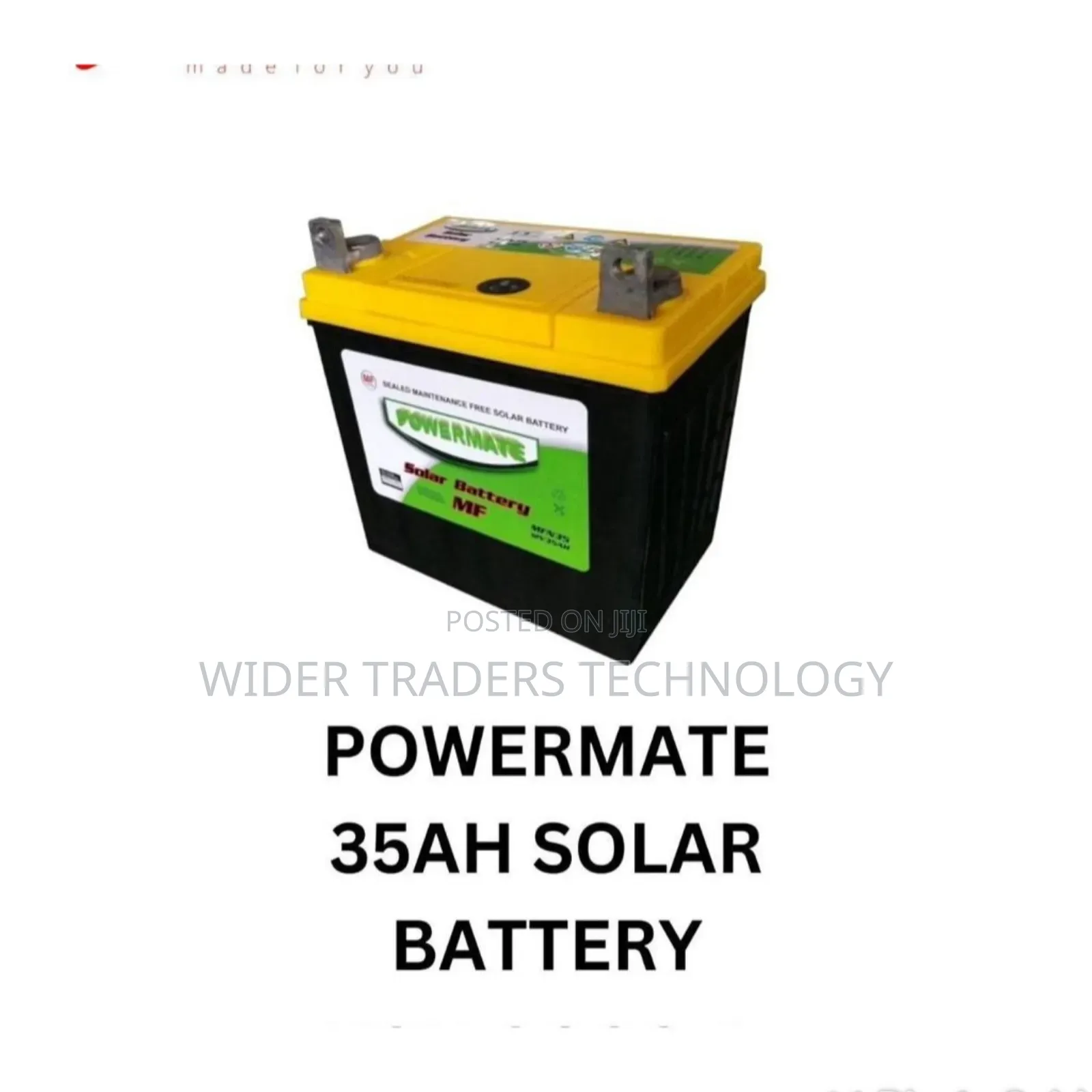 Powermate 35ah Solar Battery Lead -Acid