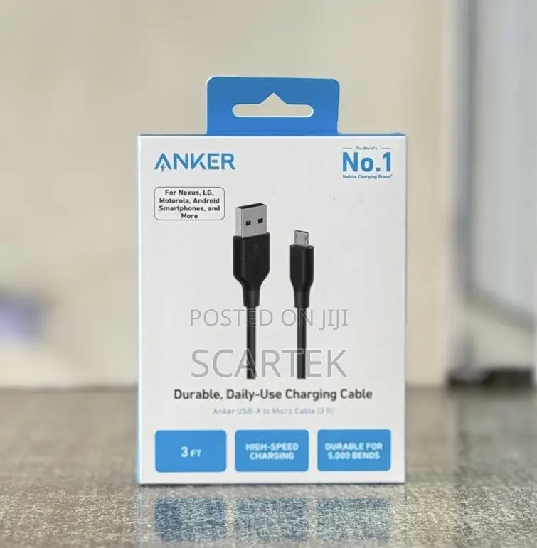 Anker USB-A to Micro Cable 3ft