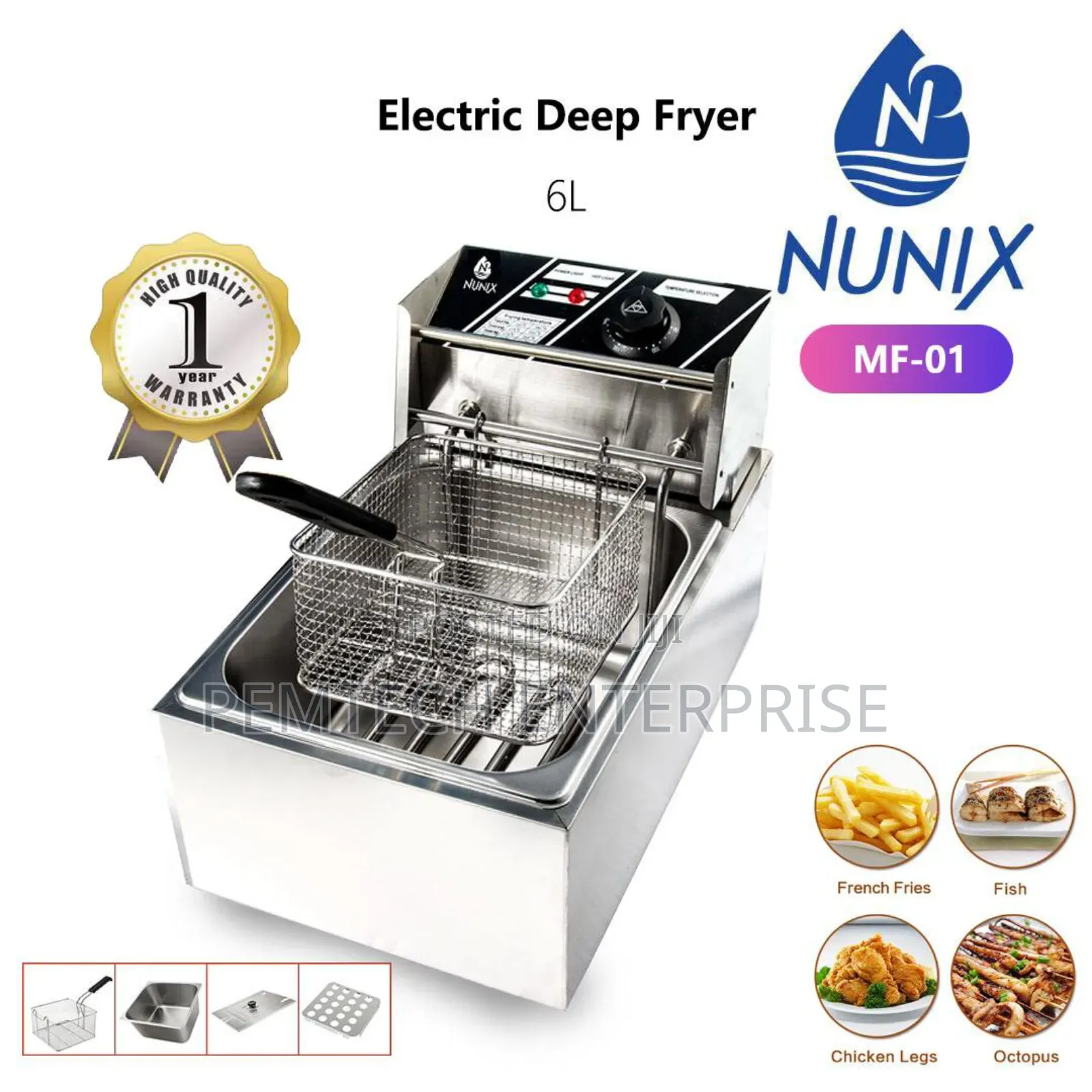 Nunix MF-01 6L Electric Deep Fryer