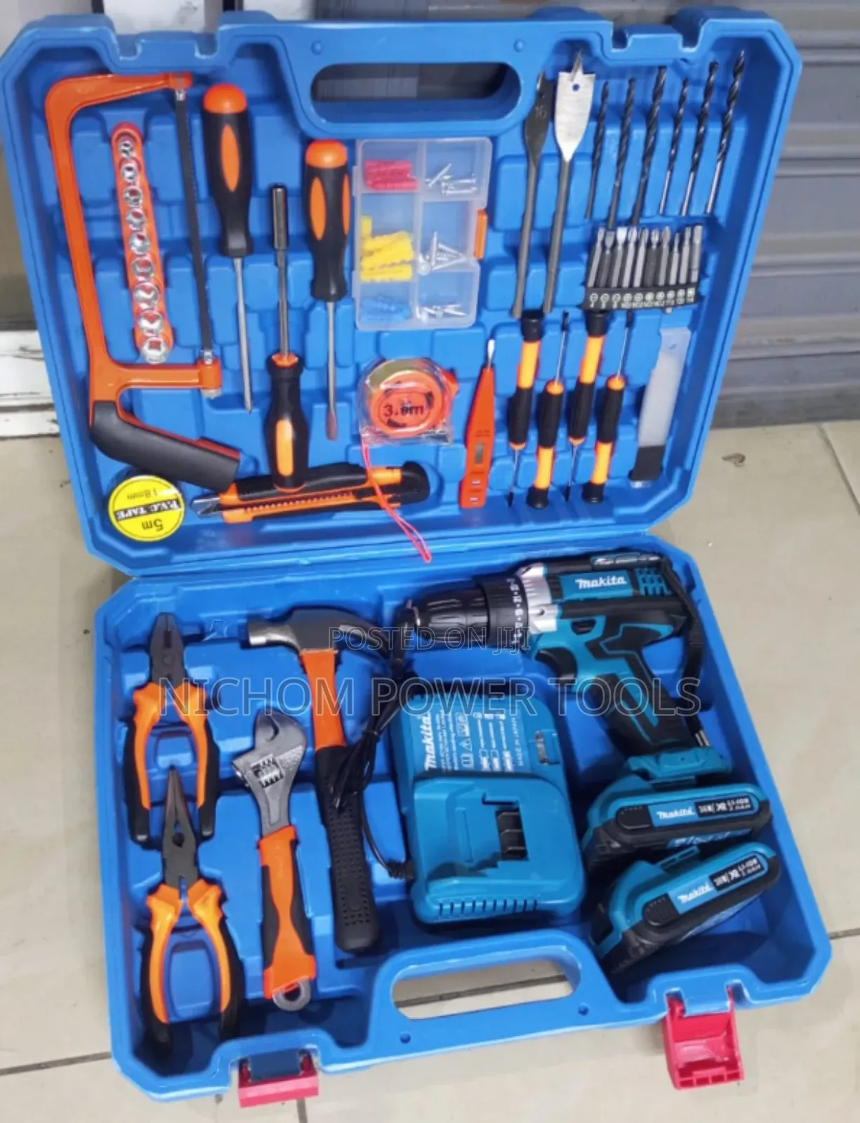 Makita 108pcs 36v Cordless Drill/Toolkit/Toolset