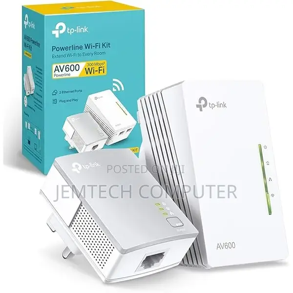Tp-Link 4220KIT 300mbps AV600 Wi-Fi Powerline Extender
