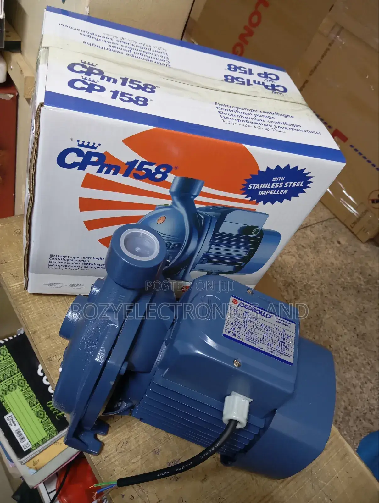 Pedrollo 1hp Water Pump Made in Italy