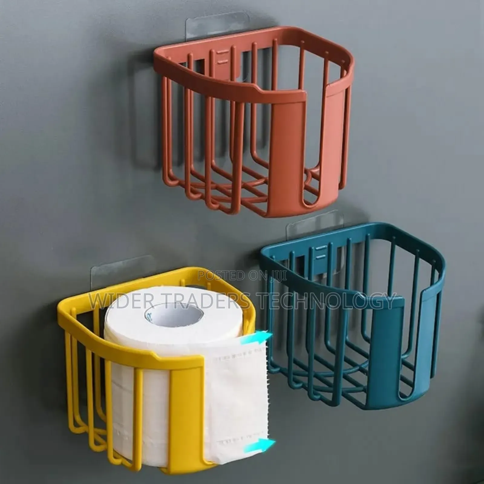 *Punch-Free Toilet Paper Holder