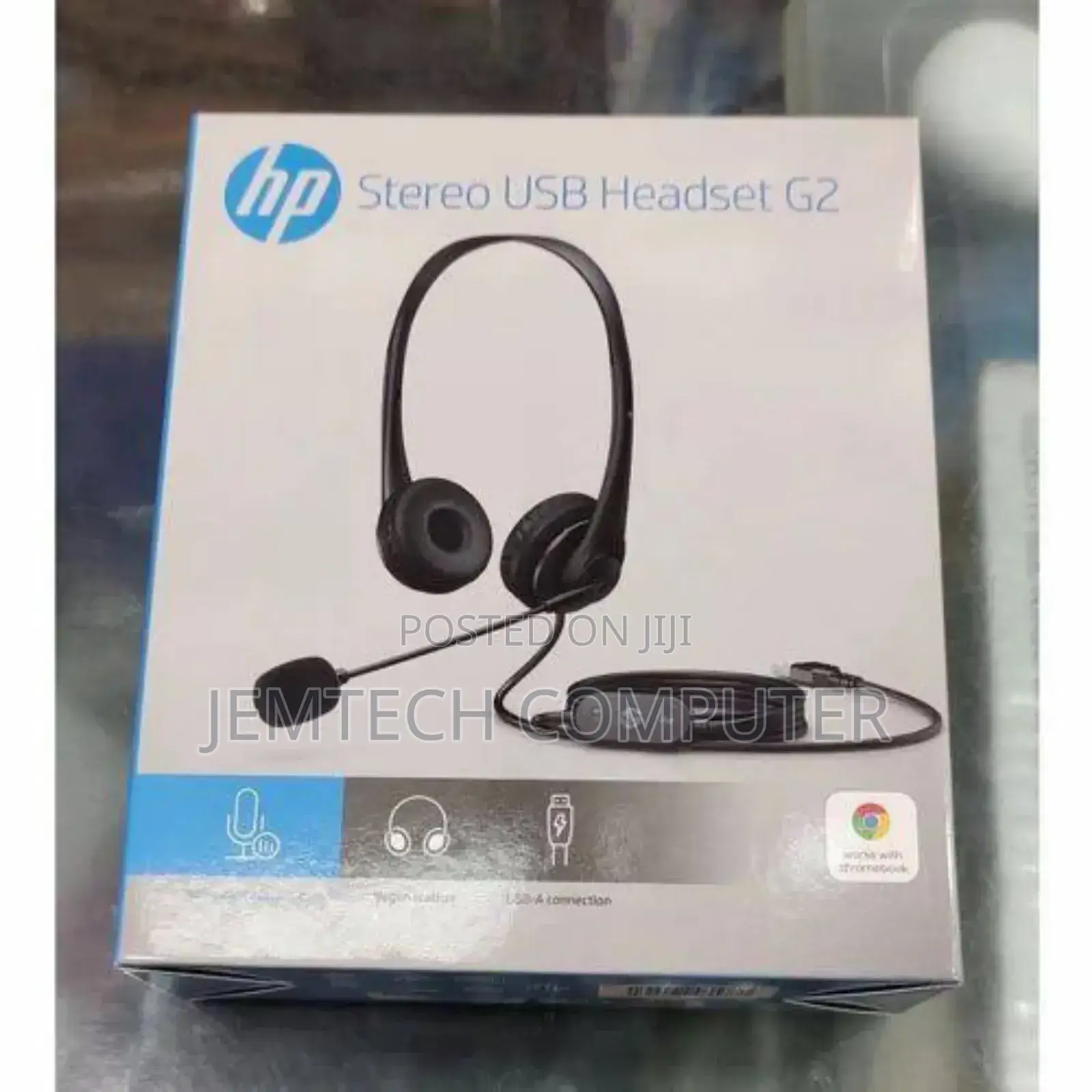 Hp Stereo Usb Headset Black//Hp Stereo Usb Headset