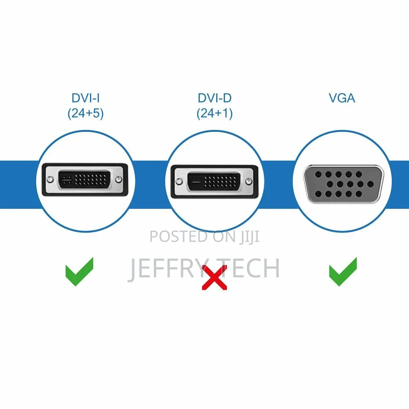 Dvi-I 24+5 Male to VGA Female Converter Adapter-