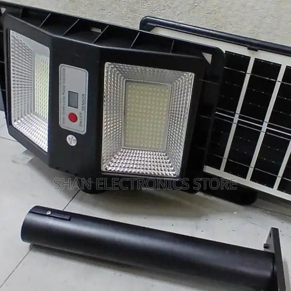 Motion and Darkness Sensors Black 300w Solar Light