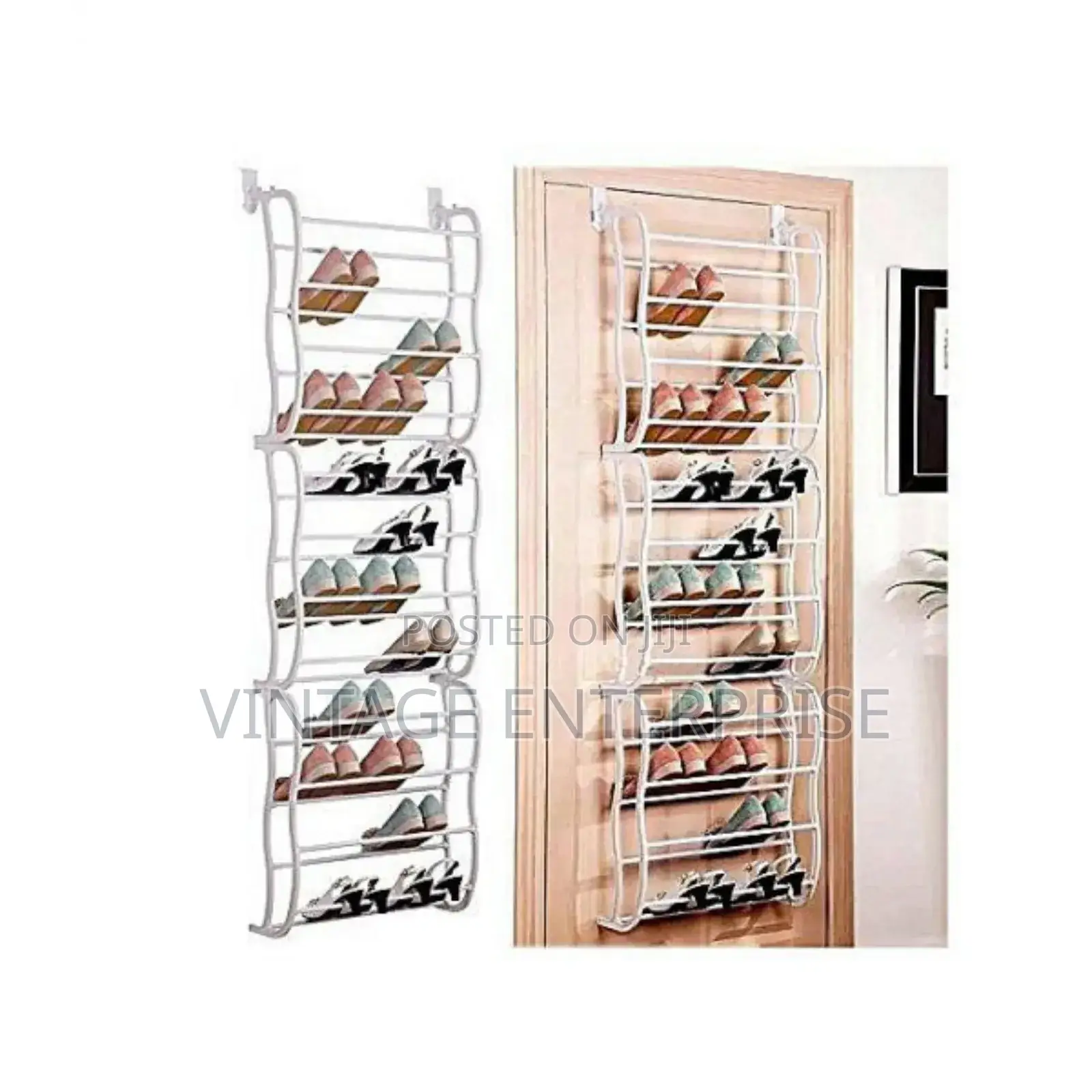 36 Pair Behind the Door Shoes Rack