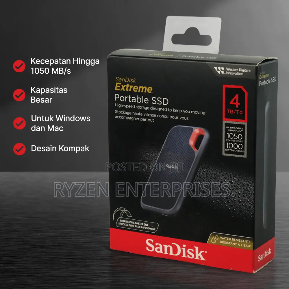 Sandisk 4tb Ssd E61 External /Extreme 4tb Ssd