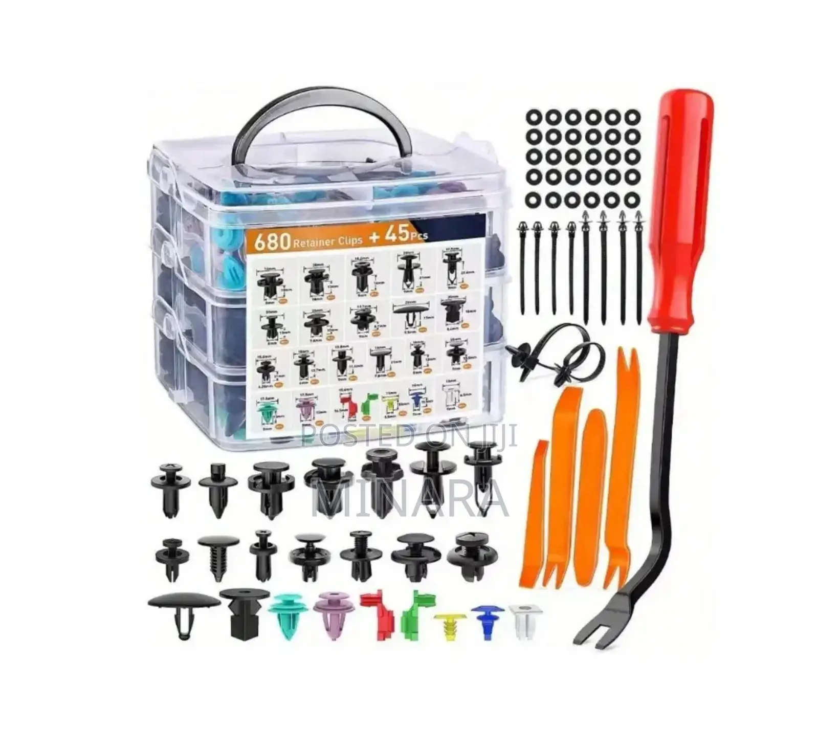 725 Pcs, Body Clips, Auto Trim Clips