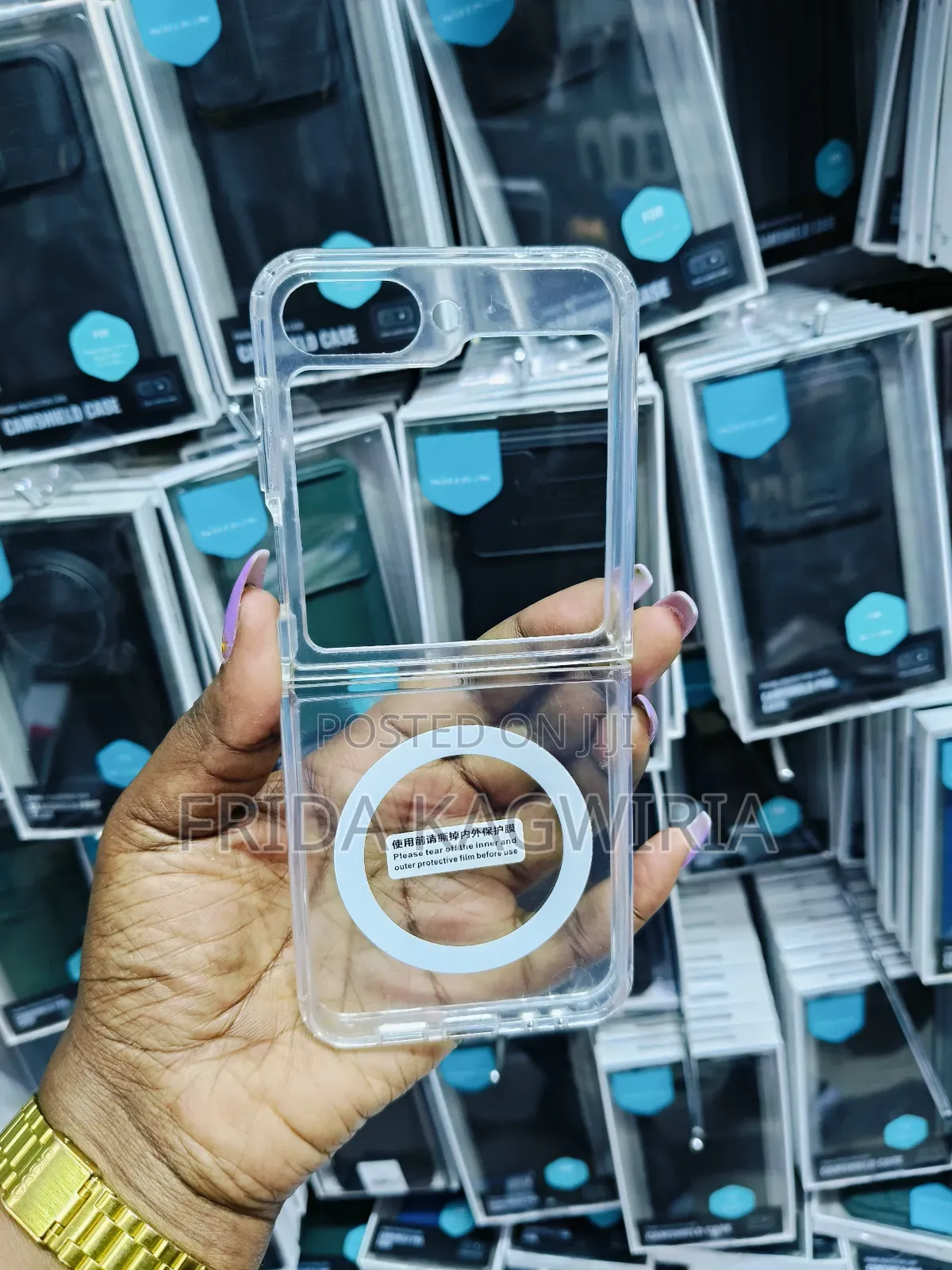 Clear Magsafe Back Case For Samsung Flip 6