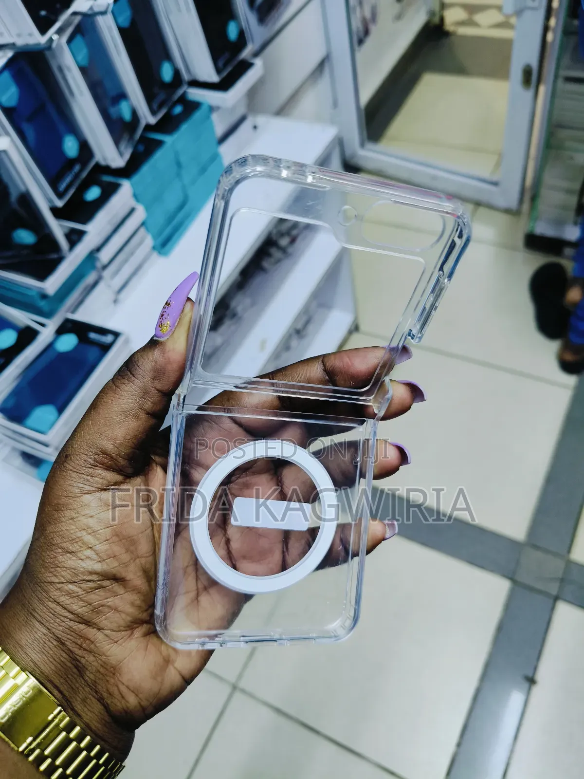 Clear Magsafe Back Case For Samsung Flip 6