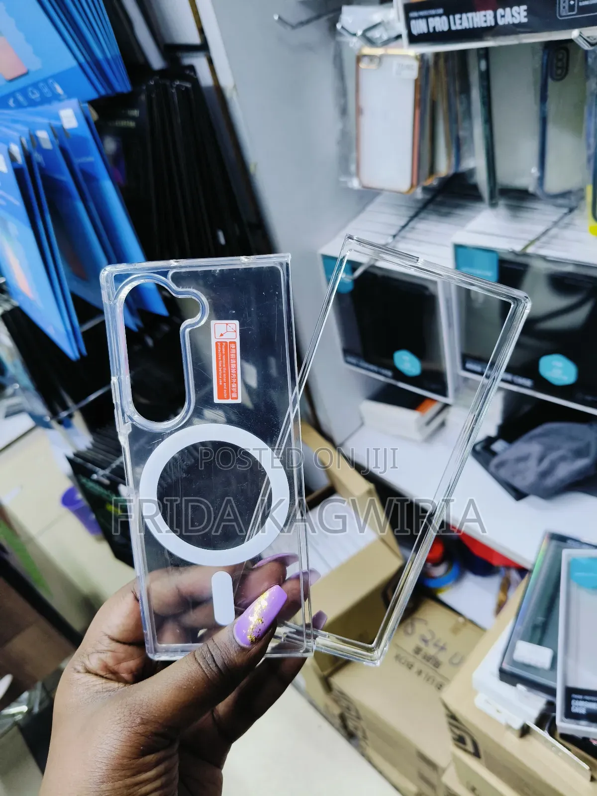 Samsung Galaxy Fold 6 Clear Magsafe Back Cover