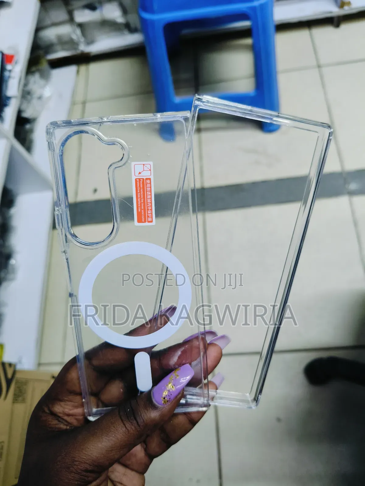 Samsung Galaxy Fold 6 Clear Magsafe Back Cover