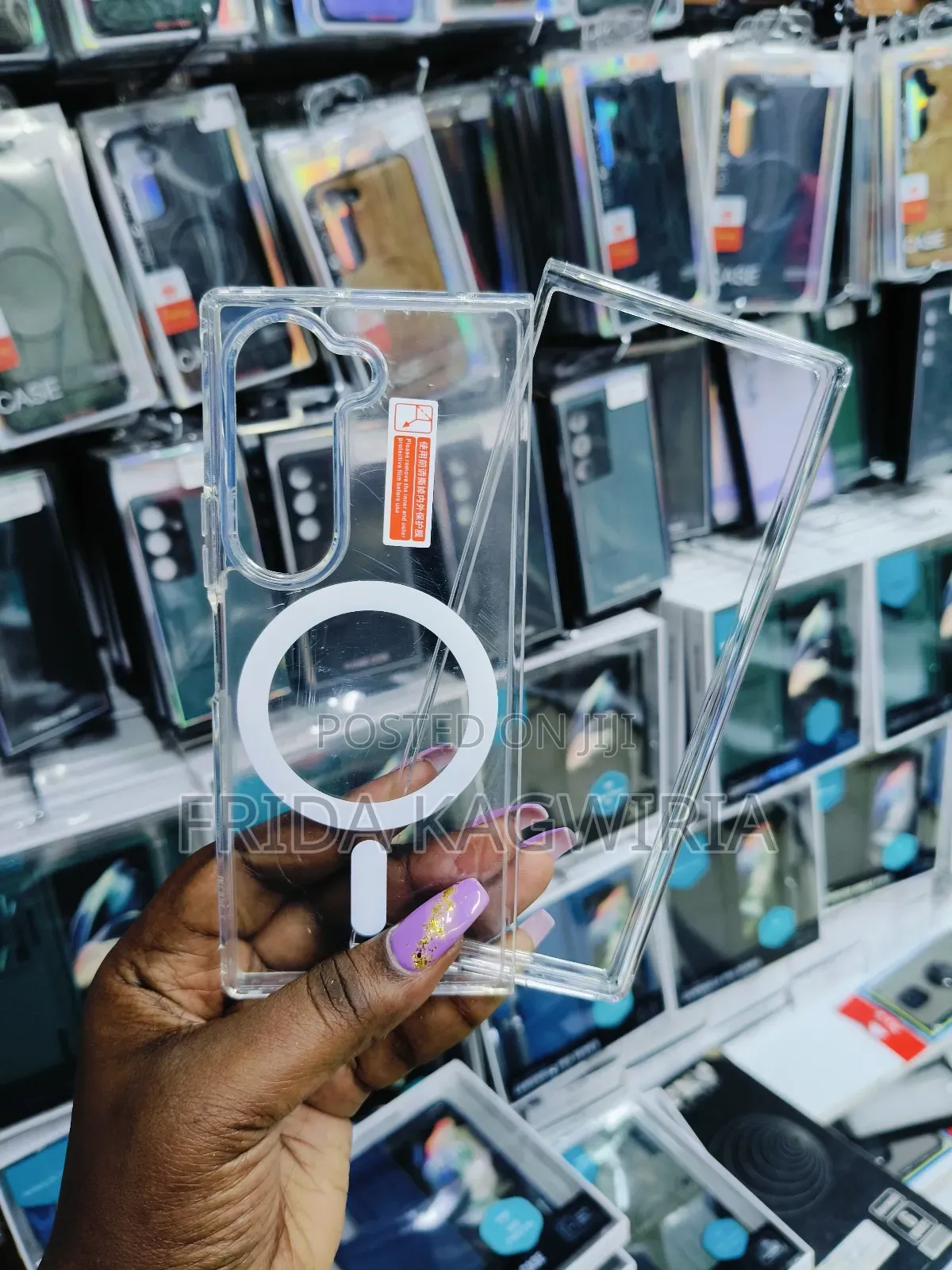 Samsung Galaxy Fold 6 Clear Magsafe Back Cover