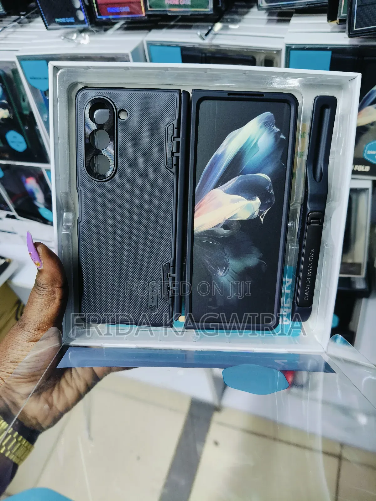Samsung Galaxy Fold 5 Nilkin Super Frosted Case (Black)