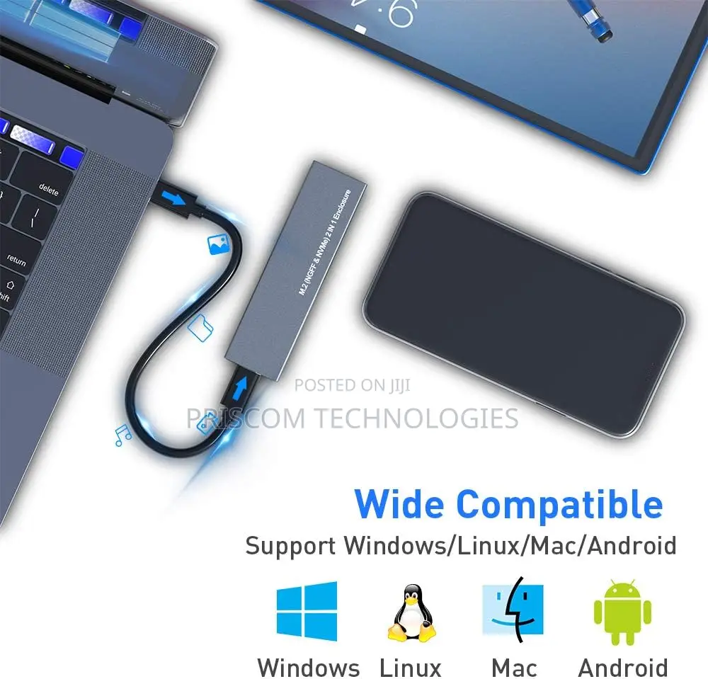 M2 Nvme NGFF SSD to Type-C USB Enclosure