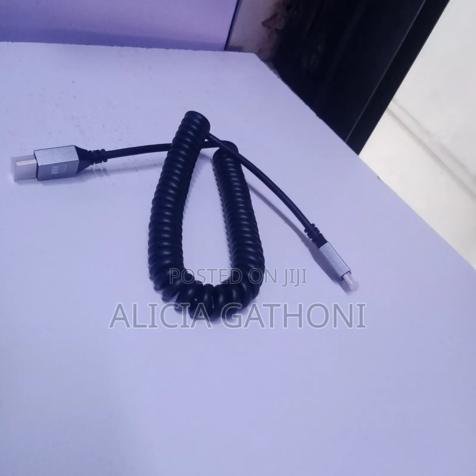 2mtrs Spiral Mini HDMI to HDMI Cable