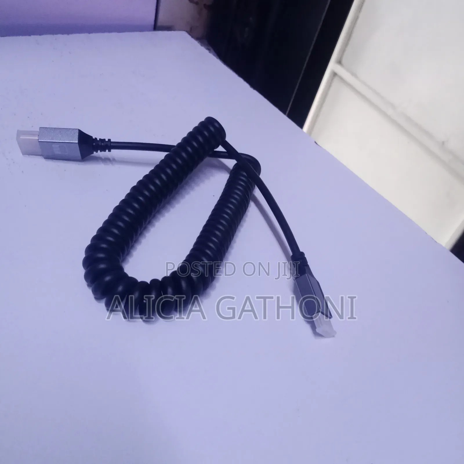 2mtrs Spiral Mini HDMI to HDMI Cable