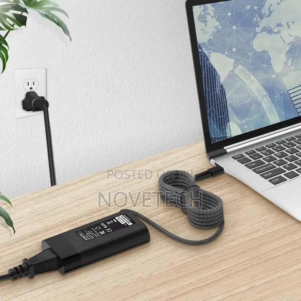 65W USB-C Laptop Slim Charger Power Adapter for HP