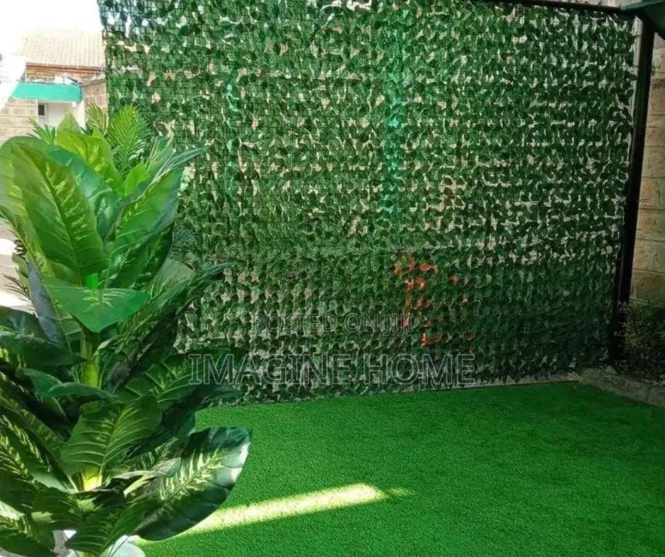 Home Space Adorable Dark Artificial Green Fence