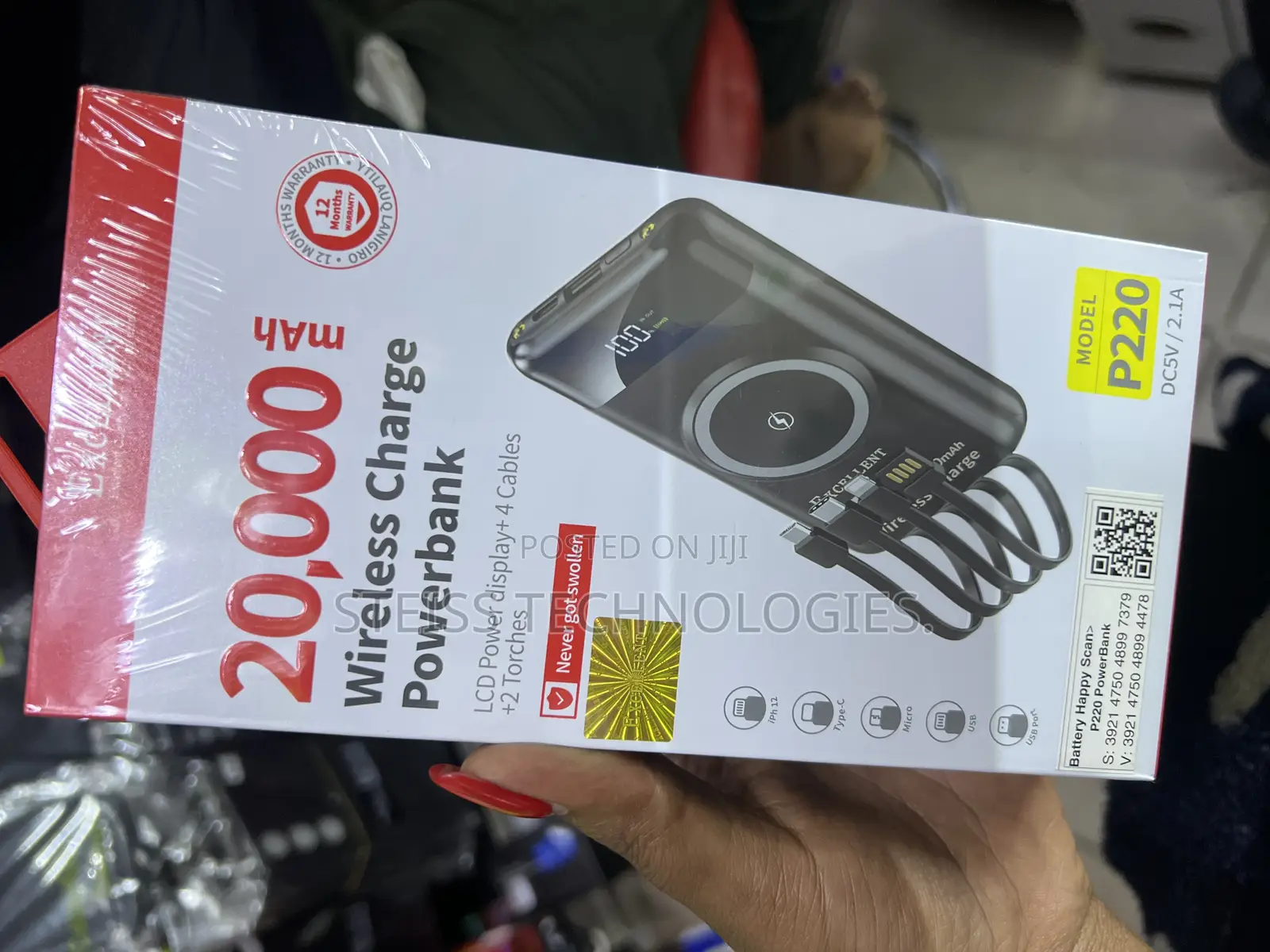 20000mah Wireless Powerbank.