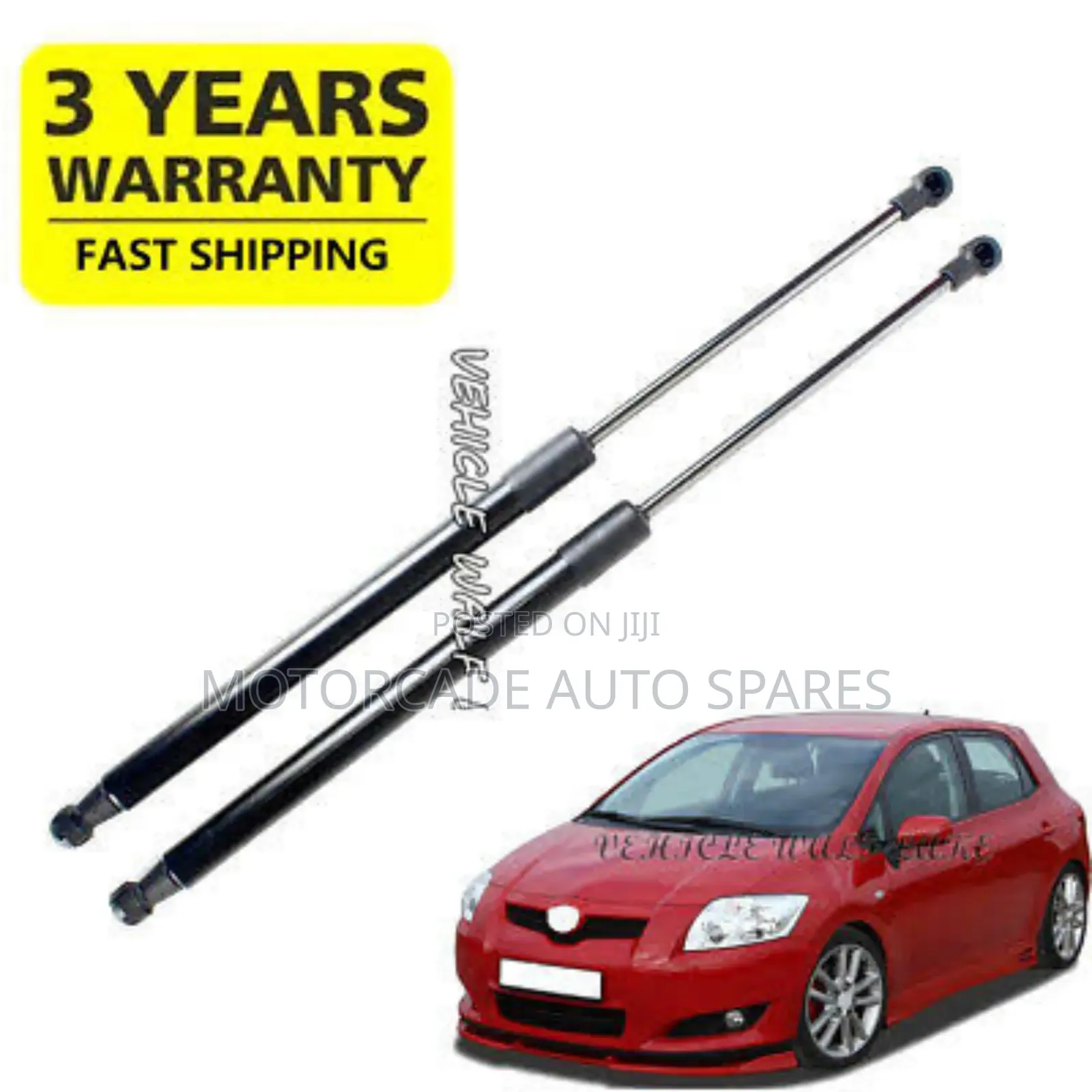 Toyota Auris 2005-2012 Boot Shocks Struts Set