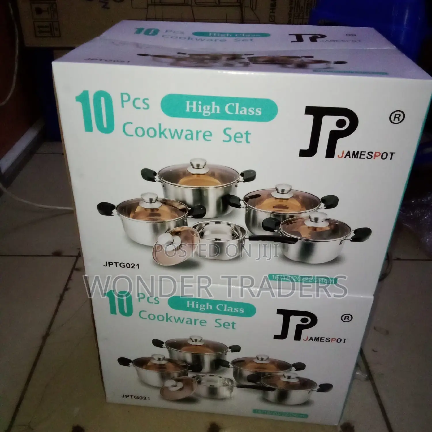 10pcs Stainless Steel Cookware Set