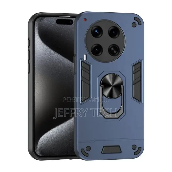 Tecno Camon 30 Premier Shockproof Metal Ring Holder Phone C