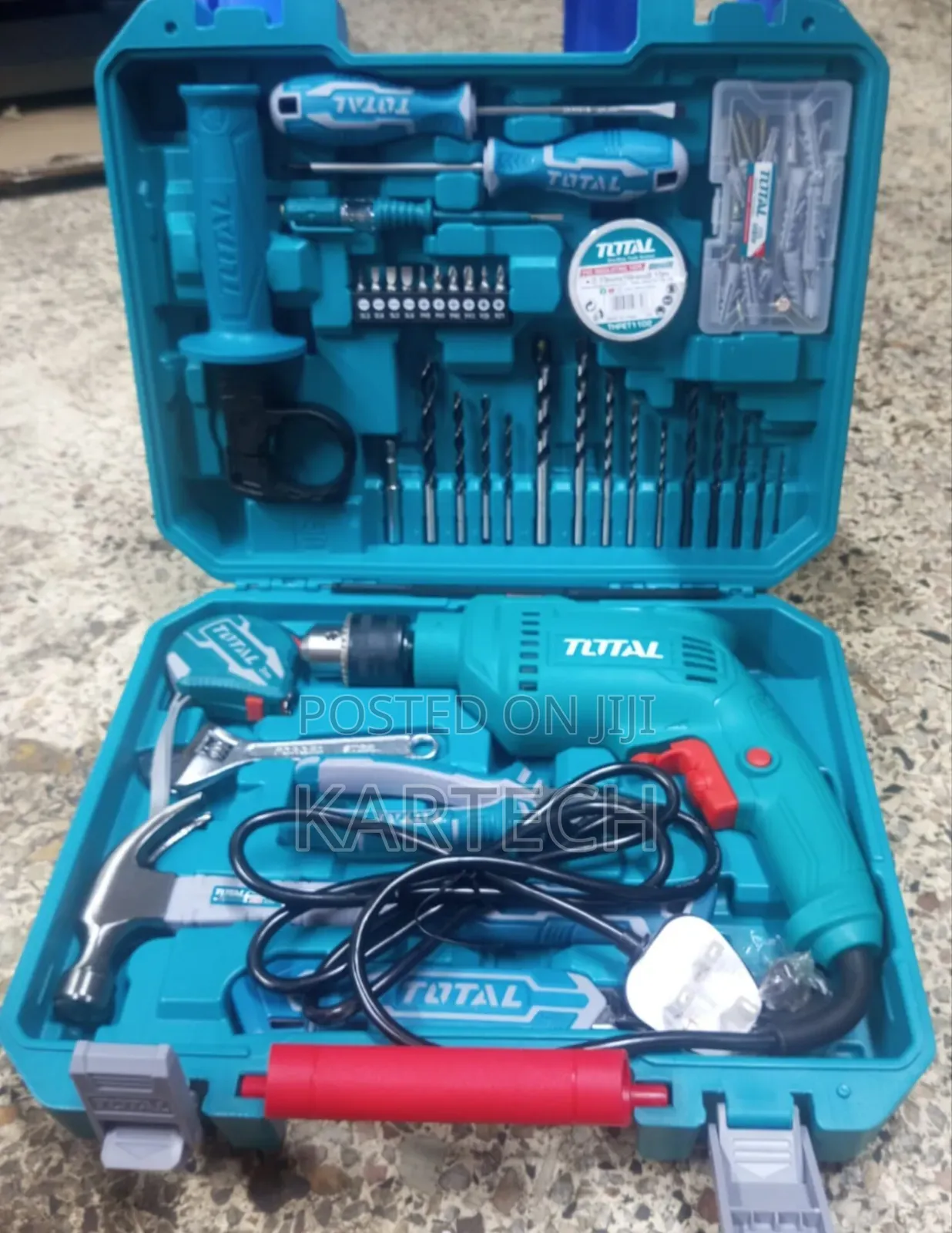 TOTAL 115 PCS Drill Set