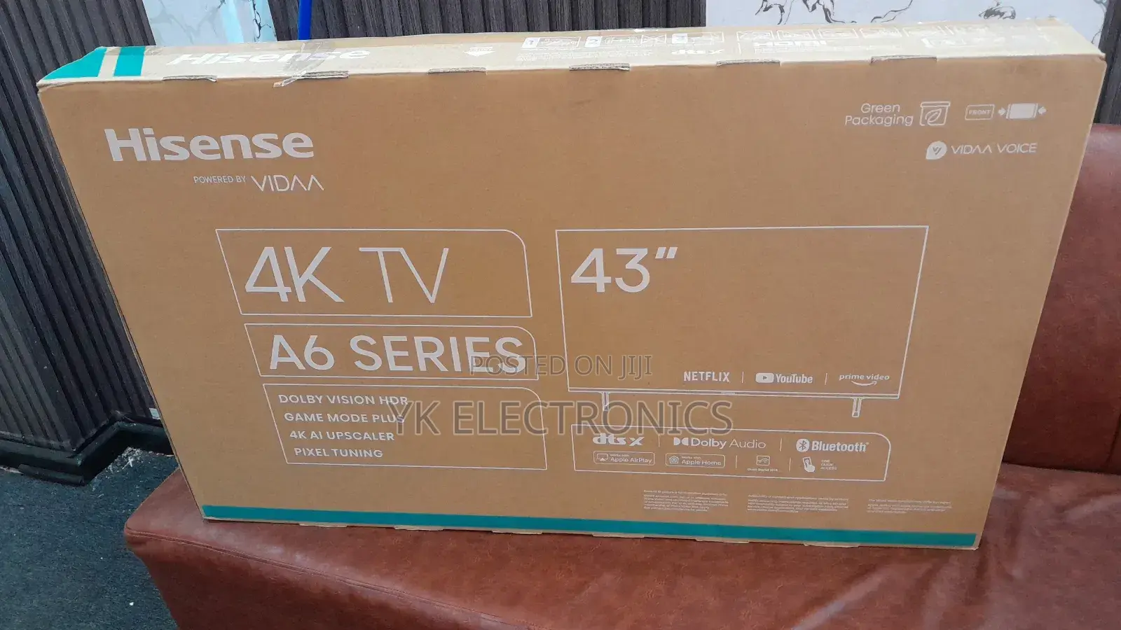 Hisense 43 Inch Smart Uhd Tv 43a6k